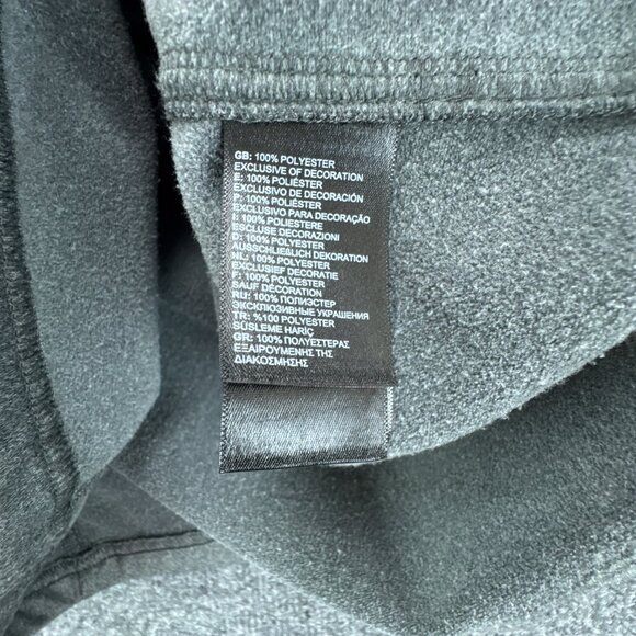 The North Face Tech Glacier Jacket Womens Medium‎ 1/4 Zip Fleece Gray Active Fit - Picture 8 of 15